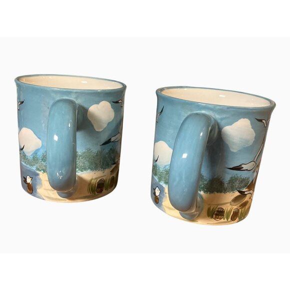 Youngs Inc. Ceramic Lighthouse & Seagull Mug Set Of 2 - Picture 4 of 10
